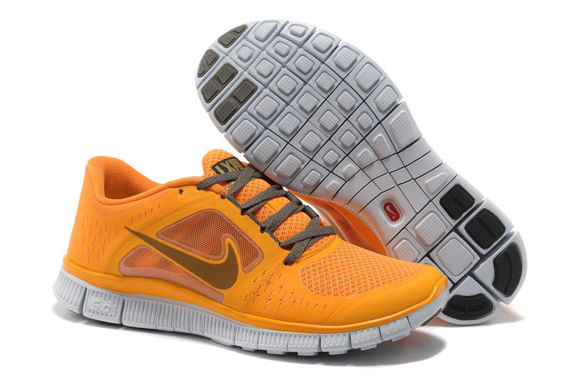 Hot Nike Free5.0 Women Shoes Darkorange/Sienna
